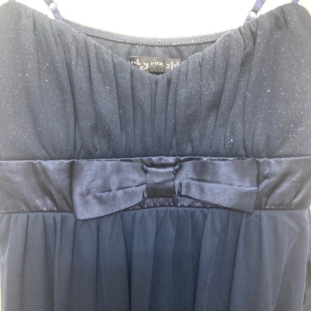 Ruby Rox Dark Blue Dress - Picture 4 of 5